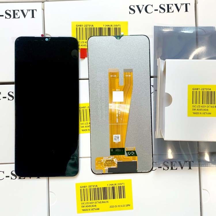 Мобильный телефон LCDS Pantalla Для  A04 Оригинальный новый сервисный комплект LCD  A045 Высокое качество сенсорного экрана