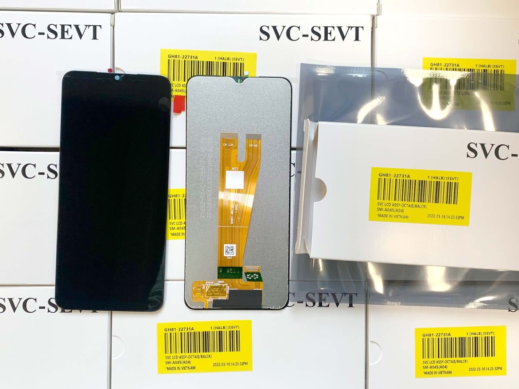 Мобильный телефон LCDS Pantalla Для  A04 Оригинальный новый сервисный комплект LCD  A045 Высокое качество сенсорного экрана