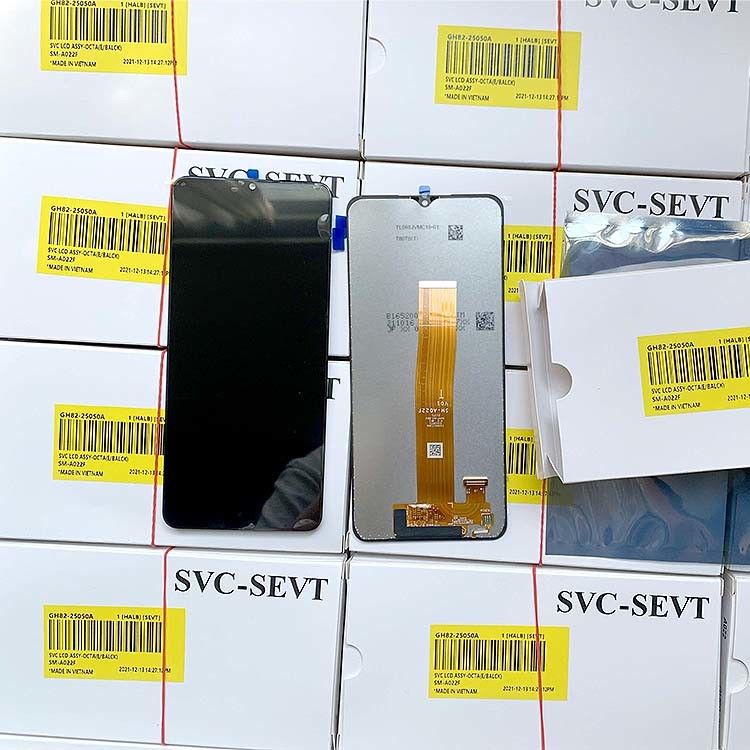 A02 LCD Для  A02 Pantalla 100% оригинальный новый сервисный комплект LCDS  A022 оптовый экран мобильного телефона