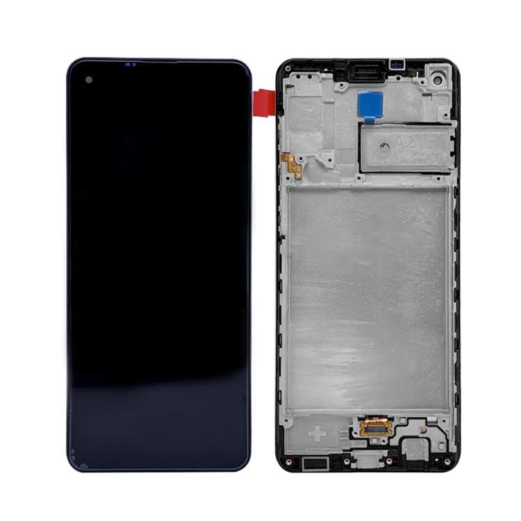 A21S LCD LCD с рамой для  A21S Оригинальный новый сервисный комплект LCDS  A217 Мобильный экран дисплея Pantalla