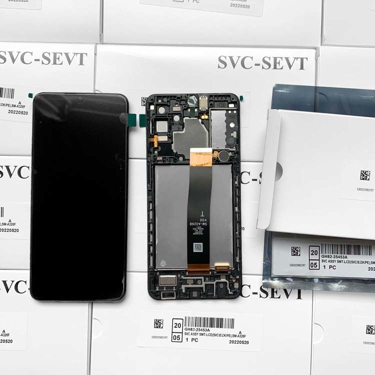 A326B ЖК-дисплей + рама Для  A32 5G Оригинальный сервисный пакет LCDS  A326B Мобильный телефон Сенсорный экран Pantalla