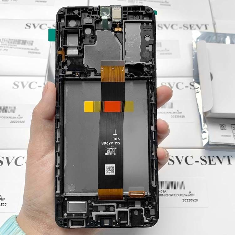 A326B ЖК-дисплей + рама Для  A32 5G Оригинальный сервисный пакет LCDS  A326B Мобильный телефон Сенсорный экран Pantalla