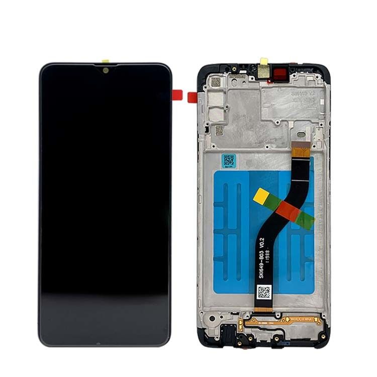 A20S LCD lcd + Frame Для  A20S Оригинальный сервисный пакет LCDS дисплей  A207 Мобильный экран телефона Pantalla