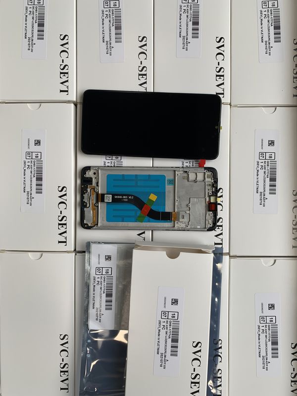 A20S LCD lcd + Frame Для  A20S Оригинальный сервисный пакет LCDS дисплей  A207 Мобильный экран телефона Pantalla