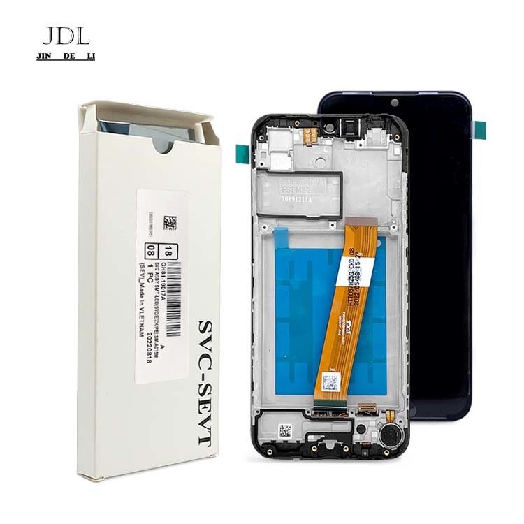 A01 ЖК-экран дисплей с рамой для  A01 Wholesale Service Pack LCDS  A105 Оригинальный телефон Pantalla