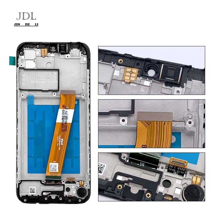A01 ЖК-экран дисплей с рамой для  A01 Wholesale Service Pack LCDS  A105 Оригинальный телефон Pantalla
