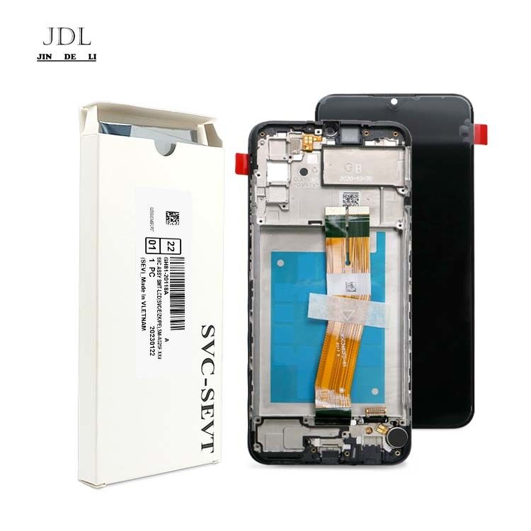 Оптовая продажа A02S LCD LCD с рамой для  A02S Фабричный сенсорный экран дисплей  A025 Сервисный комплект LCDS Pantall