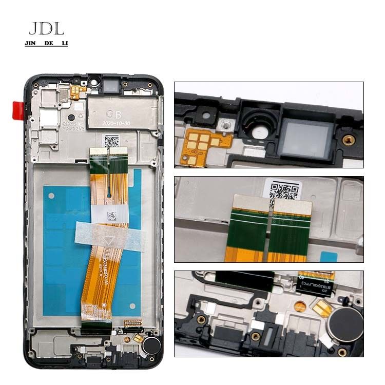 Оптовая продажа A02S LCD LCD с рамой для  A02S Фабричный сенсорный экран дисплей  A025 Сервисный комплект LCDS Pantall