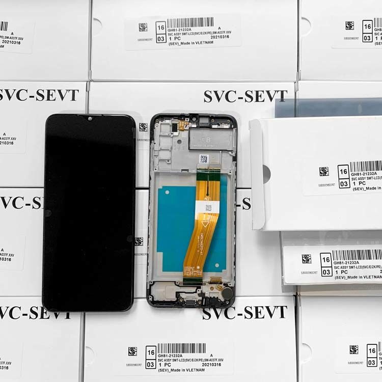 Оригинальный сервисный комплект A03S LCD с рамой для  a03s Мобильный экран телефона  A037 высокое качество Pantalla