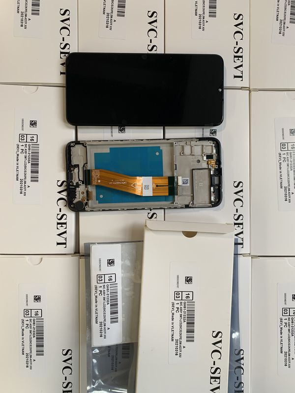 Оригинальный сервисный комплект A03S LCD с рамой для  a03s Мобильный экран телефона  A037 высокое качество Pantalla