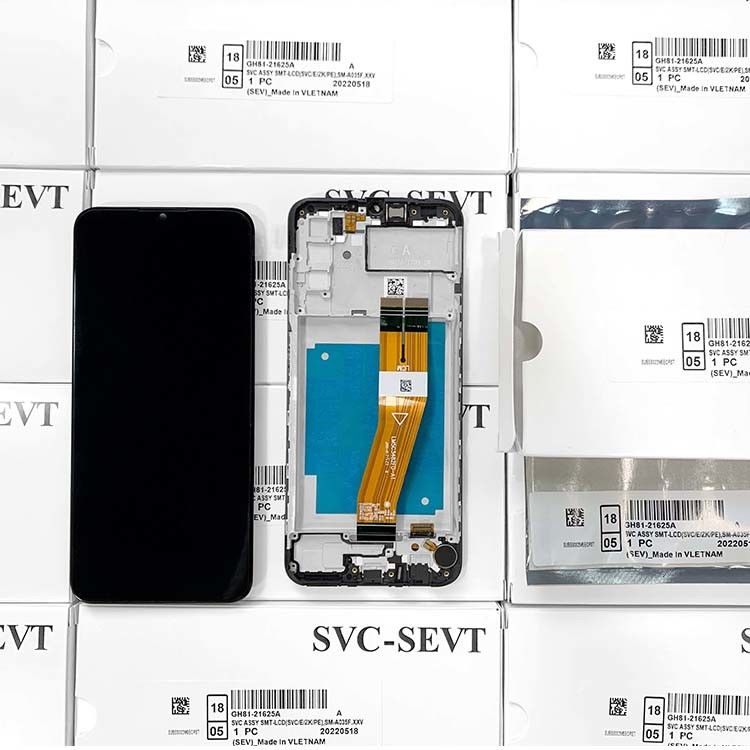 A03 LCD с рамой для  a03 оптовый экран мобильного телефона A035 оригинальный сервисный пакет LCDS дисплей Pantalla