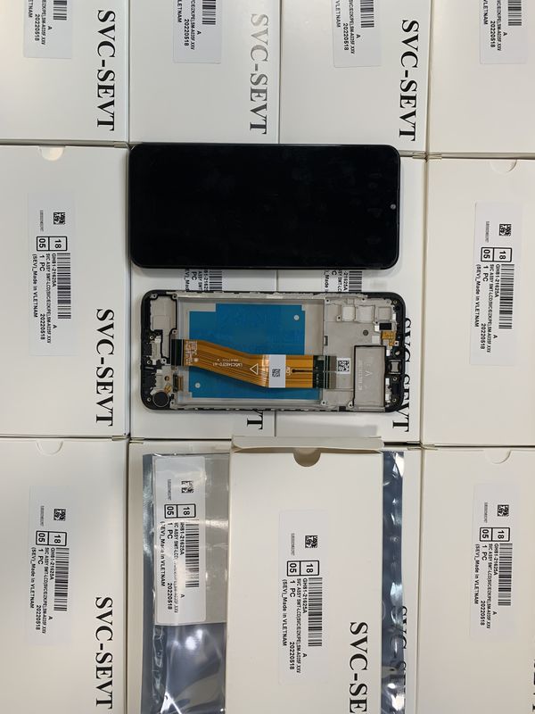 A03 LCD с рамой для  a03 оптовый экран мобильного телефона A035 оригинальный сервисный пакет LCDS дисплей Pantalla