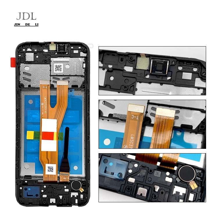 Дисплей LCD-экран A03 Core с рамой для  a03 Core Оригинальный сервисный пакет LCDS  A032 Mobile Pantalla
