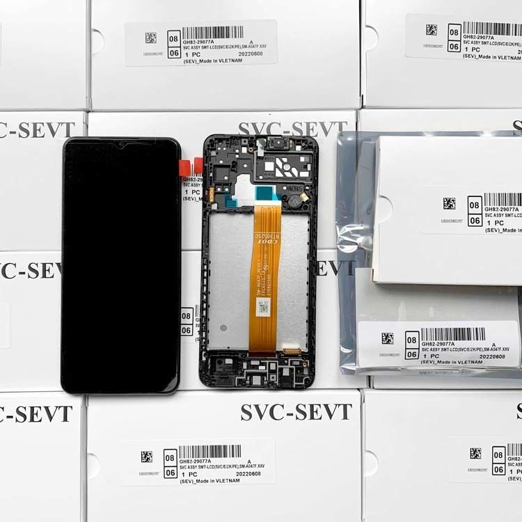 A04S LCD LCD с рамой для  a04s Оригинальный сервисный комплект LCDS  A047 Мобильный экран дисплея Pantalla