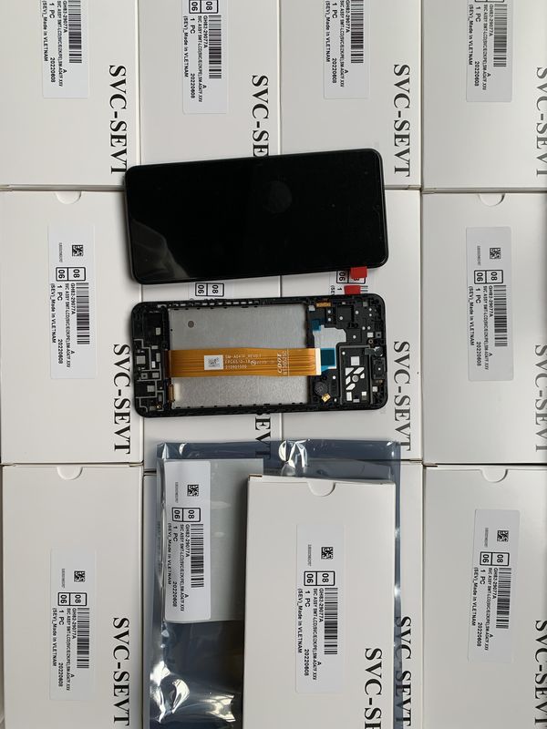 A04S LCD LCD с рамой для  a04s Оригинальный сервисный комплект LCDS  A047 Мобильный экран дисплея Pantalla