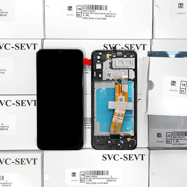A04E LCD с рамой Для  A04e Оригинальный новый сервисный комплект LCDS дисплей  A04E Мобильный экран телефона Pantalla