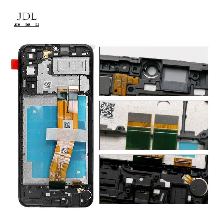 A04E LCD с рамой Для  A04e Оригинальный новый сервисный комплект LCDS дисплей  A04E Мобильный экран телефона Pantalla