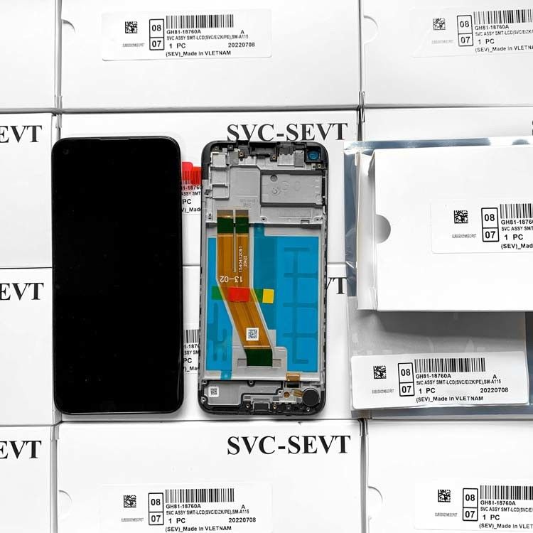 A11 Lcd Screen Pantalla With Frame For  A11 Оригинальный новый мобильный экран  A115 Сервисный пакет LCDS дисплей