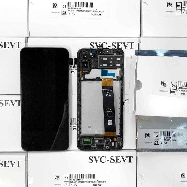 Производственный экран LCD Pantalla для  A13S Оригинальный экран мобильного телефона Pantalla  A137 Сервисный комплект LCD