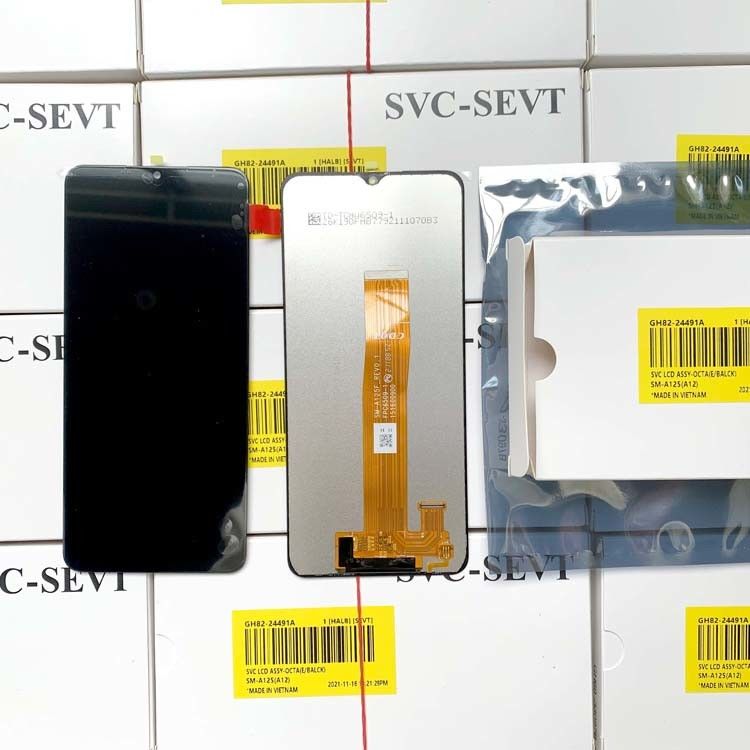 Черный A12 LCD Замена для мобильного дисплея Отправка EMS FEDEX UPS DHL TNT