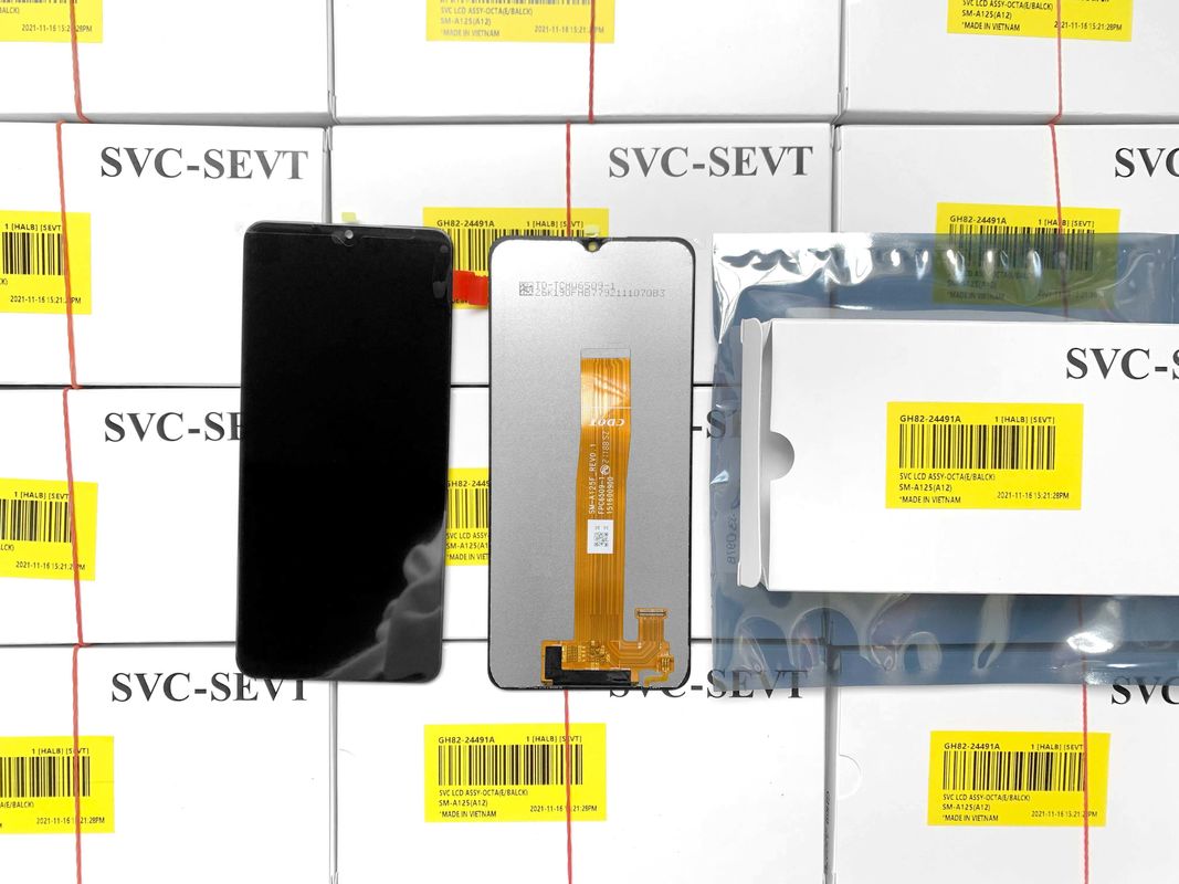 Черный A12 LCD Замена для мобильного дисплея Отправка EMS FEDEX UPS DHL TNT