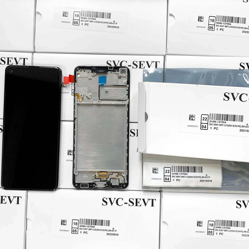 Тип товара Оригинальный сервисный комплект LCD без рамы для  A21s SM-A217 сенсорный экран