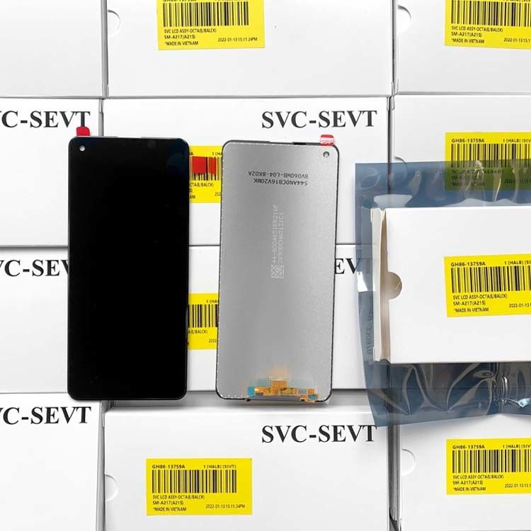 Тип товара Оригинальный сервисный комплект LCD без рамы для  A21s SM-A217 сенсорный экран