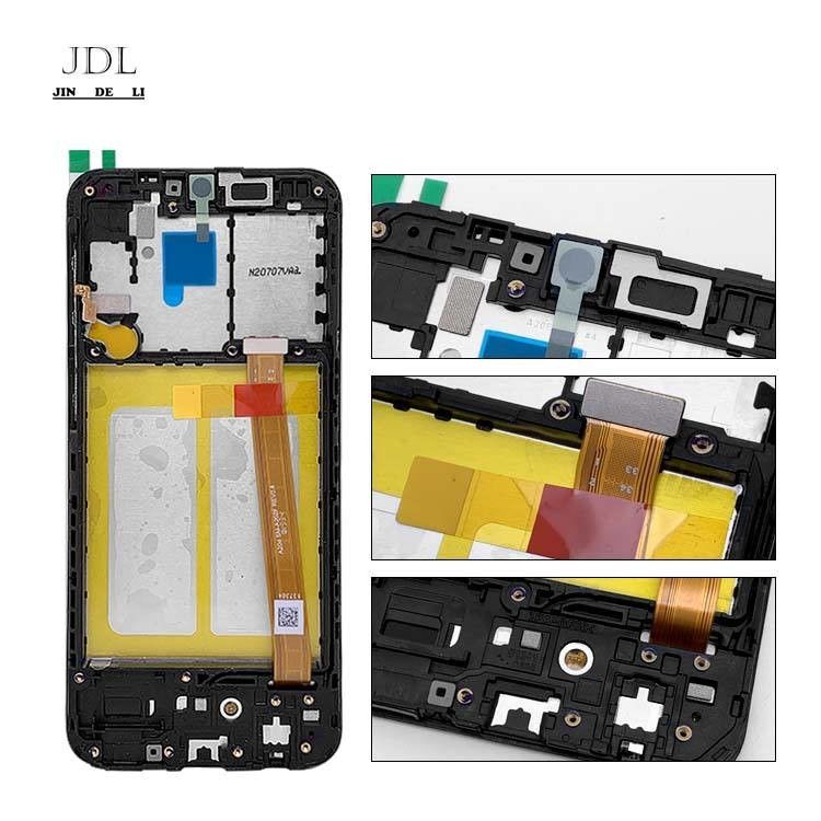100% оригинальный новый телефон LCD + рама Для  A20e A202 Мобильный экран дисплея  A10e A102 Сервисный комплект LCD