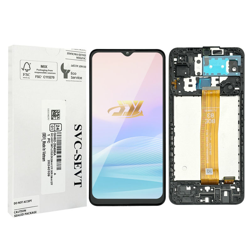 A127 lcd With Frame Для  a127 Оригинальный новый сервисный пакет Мобильный экран дисплей  A12 Nacho Touch Pantalla